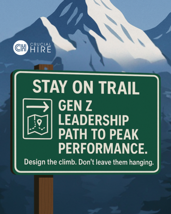 ONBOARDING GEN Z. 10 Ways to Keep Them on the Trail. Design the Climb. Don’t Leave Them Hanging.