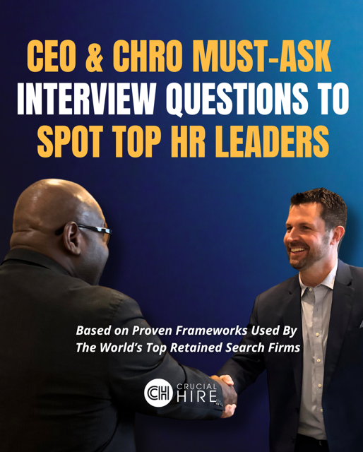 10 Must-Ask Questions in the First Interview 🟨 FOR CEOS & CHROS 🟦 Hiring Future Leaders Starts on Day One